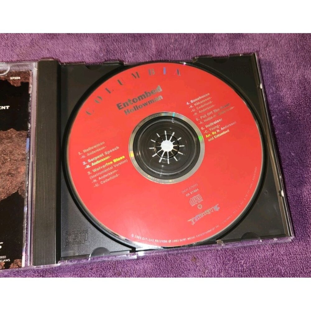 ENTOMBED cd HOLLOWMAN ck 57504 - Picture 4 of 4